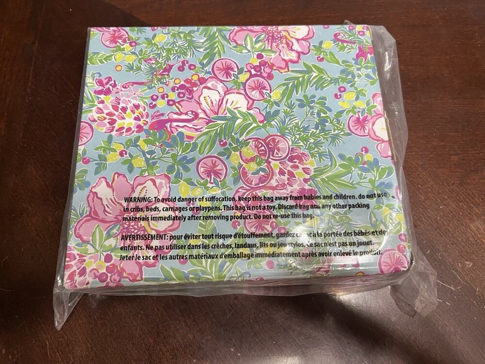 NEW Lilly Pulitzer Pineapple Motif Ceramic Trinket Tray GWP New in Box